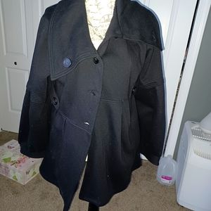 Black Fleece Aline Coat